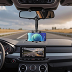 Soporte para Celular de Retrovisor – Mira el GPS sin quitar la vista del camino